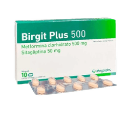 BIRGIT PLUS 50MG-500MG X 30 COMP