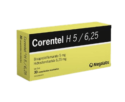 CORENTEL HCT 5MG-6.25MG X 10 COMP