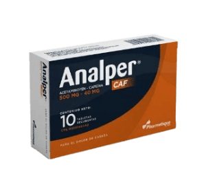 ANALPER CAF 500 mg - 40 mg TAB X 10