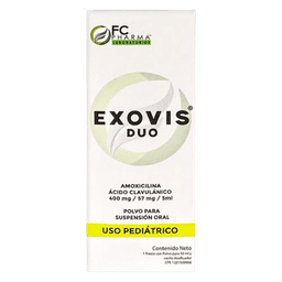 EXOVIS DUO 400MG/57MG/5ML X50ML SUSP PED