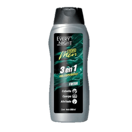 E.NIGHT FOR MEN GEL ESP. 3&1 FRESH 350ML