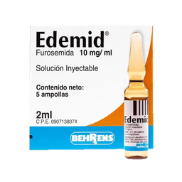 EDEMID 10MG/ML 2ML X 1AMP (FUROSEMIDA)