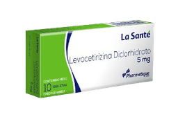 LEVOCETIRIZINA 5 mg X 10