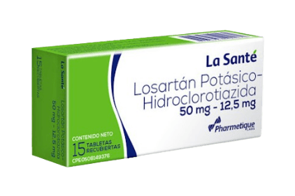 LOSARTAN + HCTZ 50/12,5MG TAB X 15