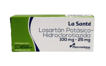 LOSARTAN POTASICO-HIDRO 100MG-25MG X10T