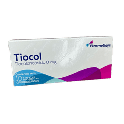 TIOCOL 8MG X 10 TAB