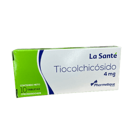 TIOCOLCHICOSIDO 4MG X 10TAB