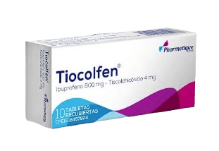 TIOCOLFEN 600 mg - 4 mg TAB X 10 TAB