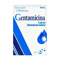 GENTAMICINA 3MG/ML X 5ML GOTAS