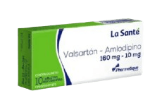 VALSARTAN-AMLODIPINO 160MG-10MG 10TAB