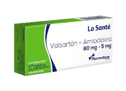 VALSARTAN-AMLODIPINO 80MG-5MG X 10TAB