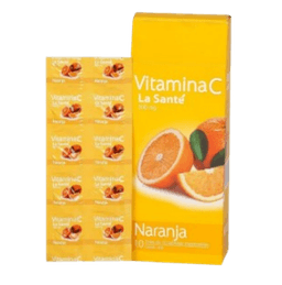 VITAMINA C 500MG X 10 TAB MAS NARANJA
