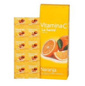 VITAMINA C 500MG X 10 TAB MAS NARANJA