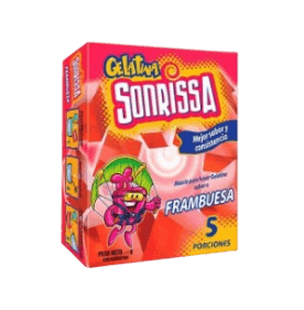 GELATINA SONRISSA FRAMBUESA 66GR