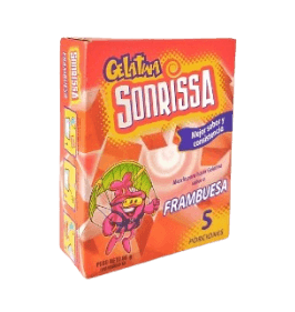 GELATINA SONRISSA FRAMBUESA X 132G
