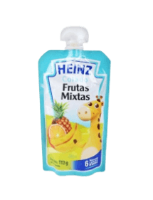 HEINZ COLADO POUCH FRUTAS MIXTA X 113GR