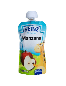 HEINZ COLADO POUCH MANZANA 113GR