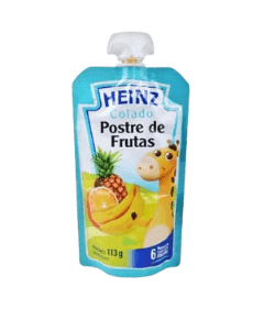 HEINZ COLADO POUCH POSTRE DE FRU X 113GR