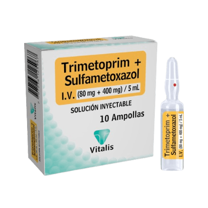 SULFAMETOXA + TRIMETOP 400/80/5ML X1 AMP