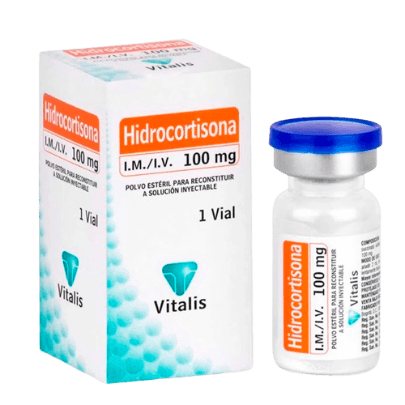 HIDROCORTISONA 100MG X 1AMP IM/IV VITALI