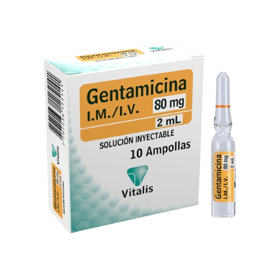 GENTAMICINA 80MG/2ML X 1AMP VITALIS