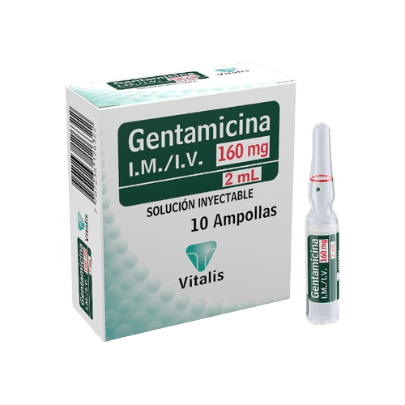 GENTAMICINA 160MG/2ML X 1AMP VITALIS
