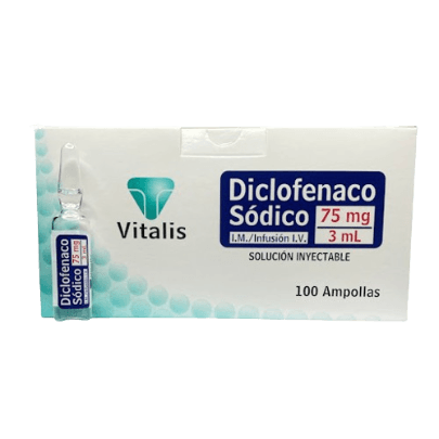 DICLOFENAC SODICO 75MG/3ML X 1AMP VITALI