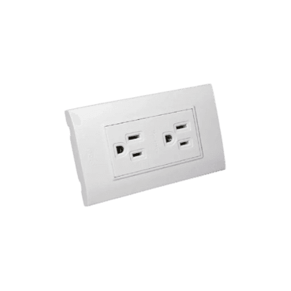 TOMA DOBLE 110V BLANCO