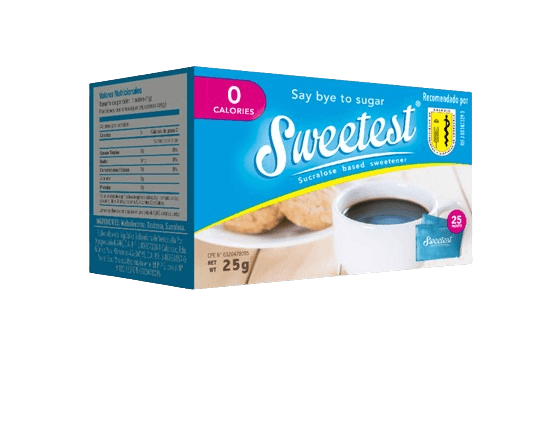 ENDULZANTE CERO CALORIAS X 25SOB SWEETEST