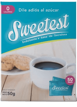 ENDULZANTE CERO CALORIA X50SOB SWEETEST