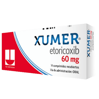 XUMER 60MG X 14 COMP