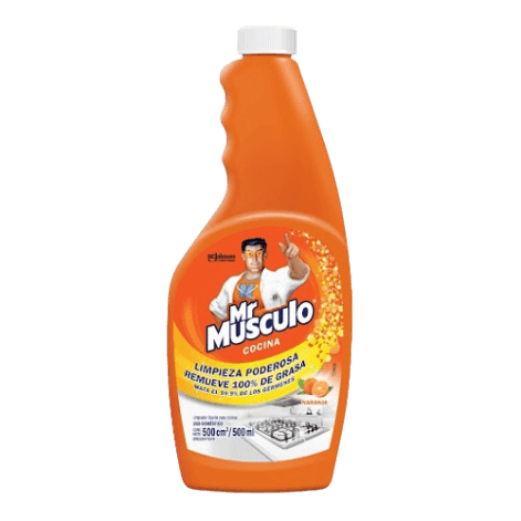 LIMPIADOR MR MUSCULO COCINA NARANJ X 500 ML