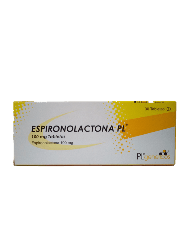 ESPIRONOLACTONA PL 100MG X30 TAB