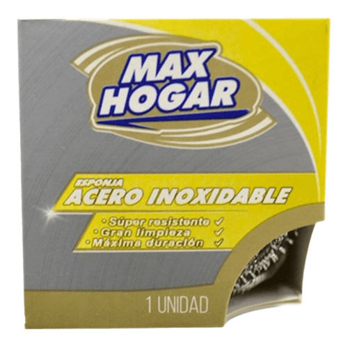 ESPONJA ACERO INOXIDABLE MAXHOGAR X 1 UN