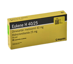 EUKENE HCT 40MG-25MG X 30 COMPR