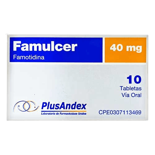 FAMULCER 40MG X 10 TAB