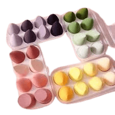 PAQ ESPONJA DE MAQUILLAJES X 8