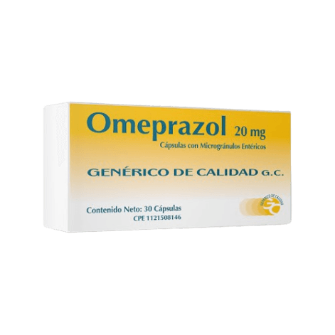 OMEPRAZOL 20 MG X 30 CAP MICROGANULOS