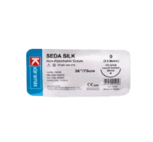 SUTURA SEDA SILK 0 30\\"/75cm