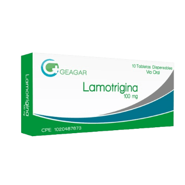 LAMOTRIGINA 100MG X 10TAB GEAGAR