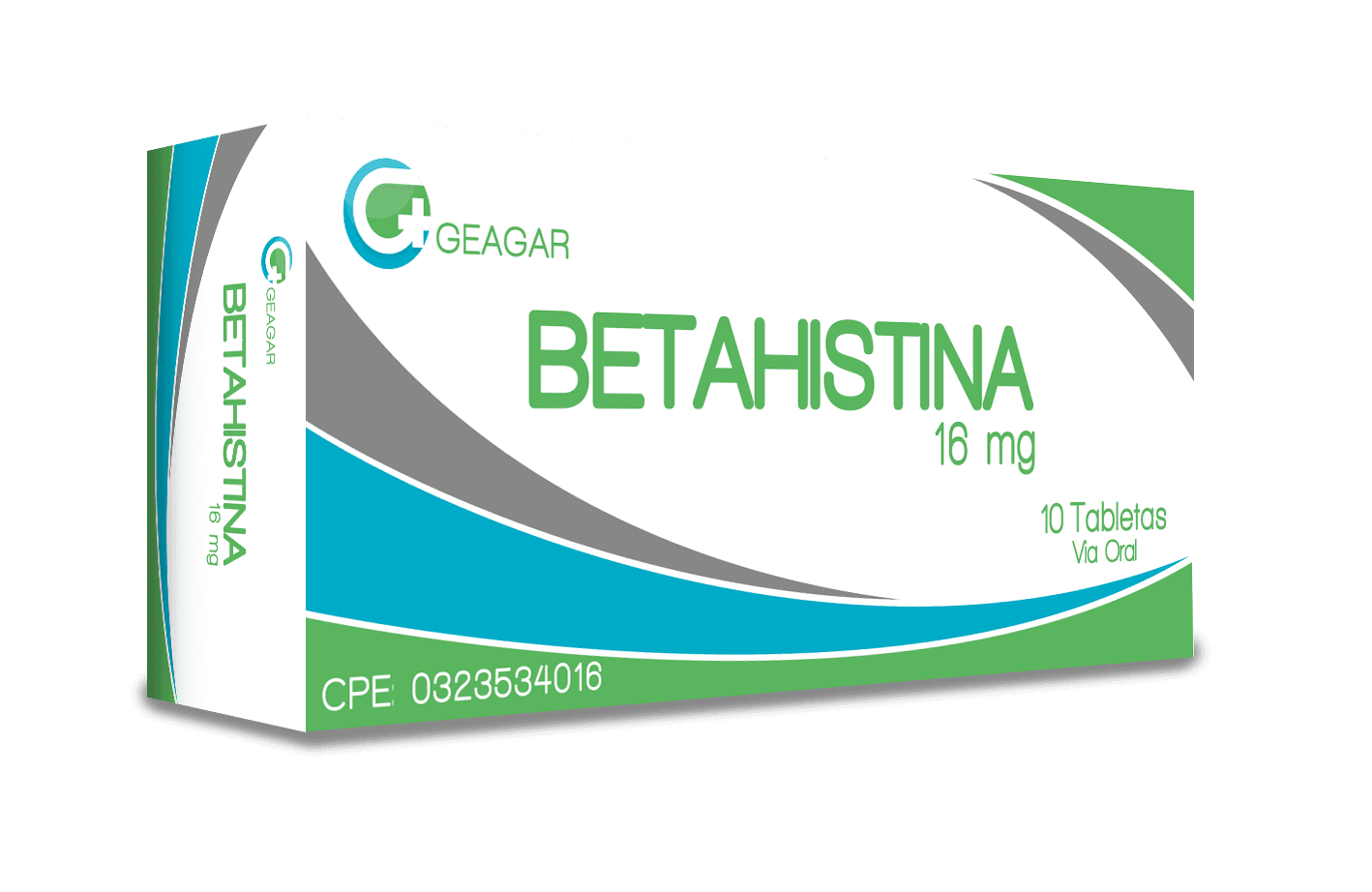 BETAHISTINA 16MG X 10TAB GEAGAR