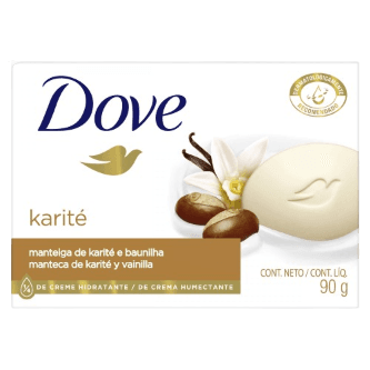 JABON DOVE BARRA KARITE Y VAINILLA 90G