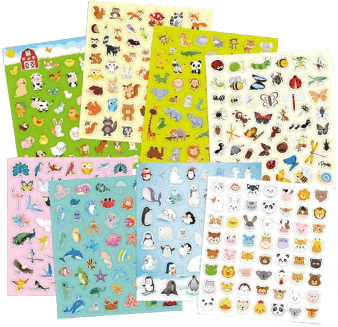 COLECCIÓN SURTIDO PEGATINAS GRANDES