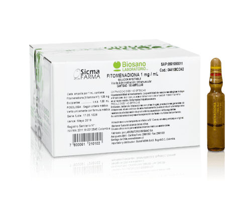 FITOMENADIONA 10MG/1ML X 1AMP (VIT K1)