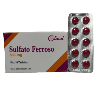 SULFATO FERROSO 300MG X10 TAB BLISTER