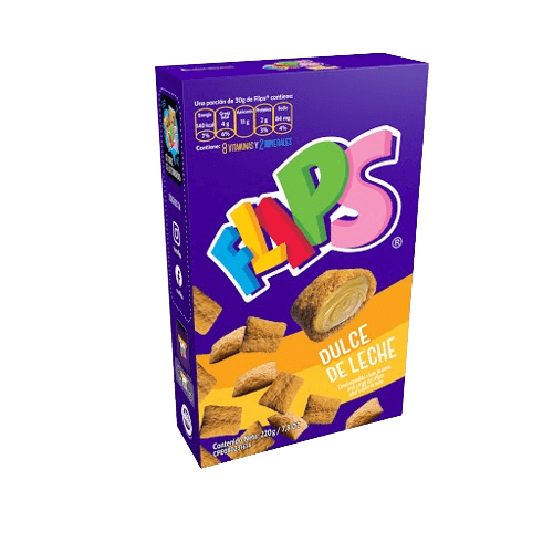 CEREAL FLIPS DULCE DE LECHE 220 GR