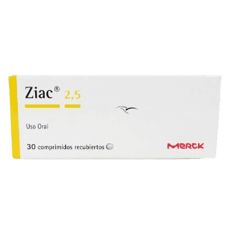 ZIAC 2.5MG/6.25MG X 30TAB MERCK