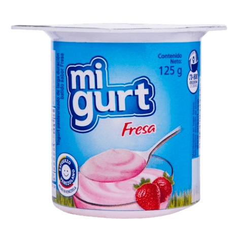 YOGURT MIGURT TROZOS FRESA X 125 ML X 24