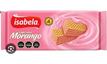 WAFER ISABELA MORANGO 100GR