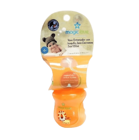 VASO ENTRE C/PITI NARANJ 5OZ/150ML MAGIC